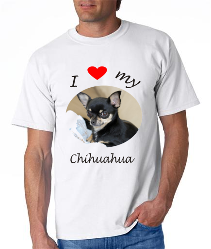 Dogs - Chihuahua Picture on a Mens Shirt